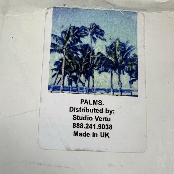 Magnetic Wall Hanging Palms Studio Vertu Blue Beach Scene Picture Art - Picture 6 of 6